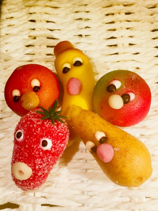 Ballotin Massepain Visage Fruits - Image 2